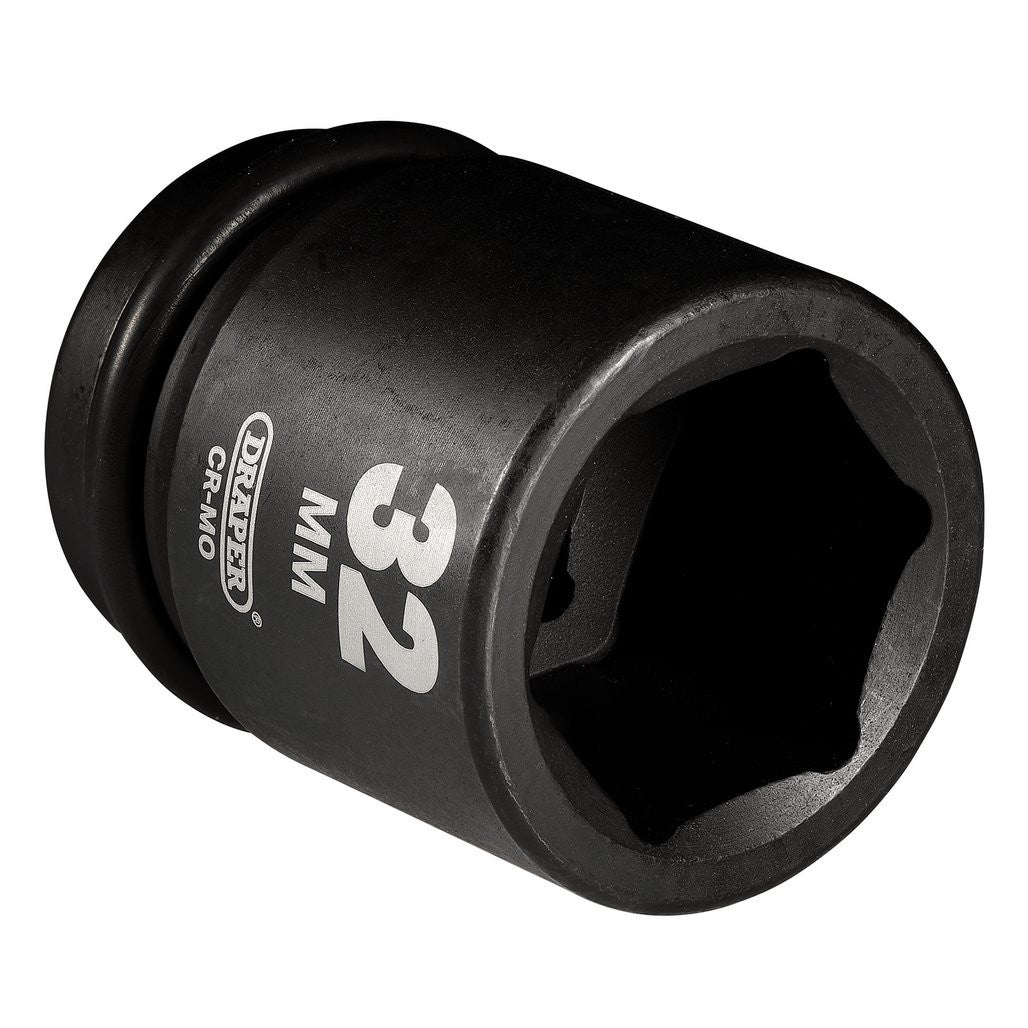 Draper Hi-TORQ® Impact Socket, 3/4" Sq. Dr., 32mm  28743