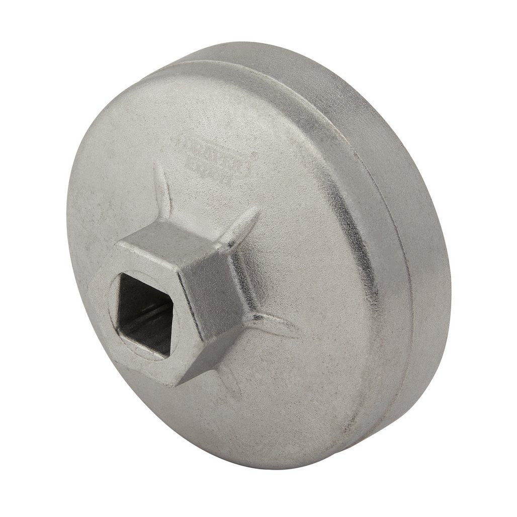 Draper Expert Oil Filter Socket, 1/2" Sq. Dr. 74mm 14 Flats for Audi, BMW, GM and VW 29186