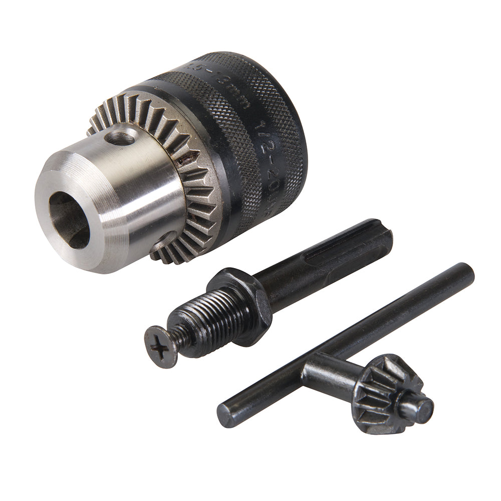 Silverline Keyed Chuck, Key & SDS Plus Adaptor Kit 3pce 292703
