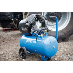 Draper 230V 50L Direct Drive V-Twin Air Compressor, 2.2kW/3HP  29355