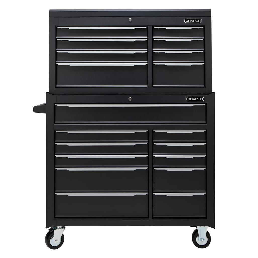 Draper Combined Roller Cabinet and Tool Chest, 19 Drawer, 42"