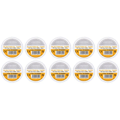 Draper White PVC Electrical Insulation Tape, 19mm x 20m (Pack of 10)  29532