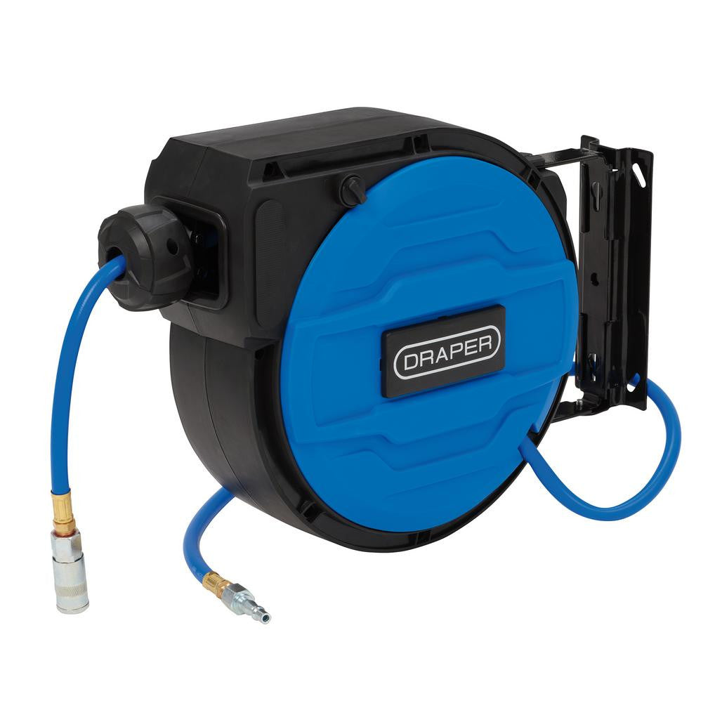 Draper Retractable Air Hose Reel, 12m, 8mm ID  29662