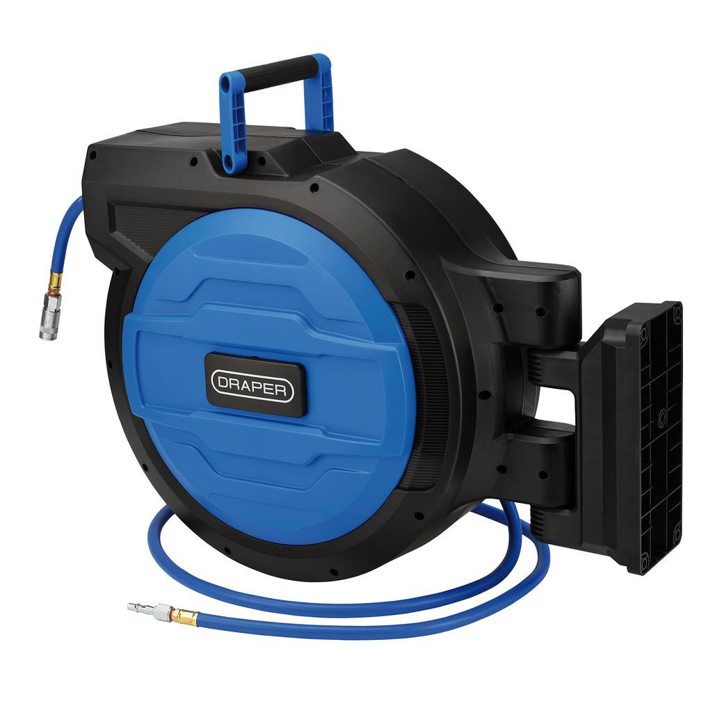 Draper Retractable Air Hose Reel, 20m, 10mm ID  29675