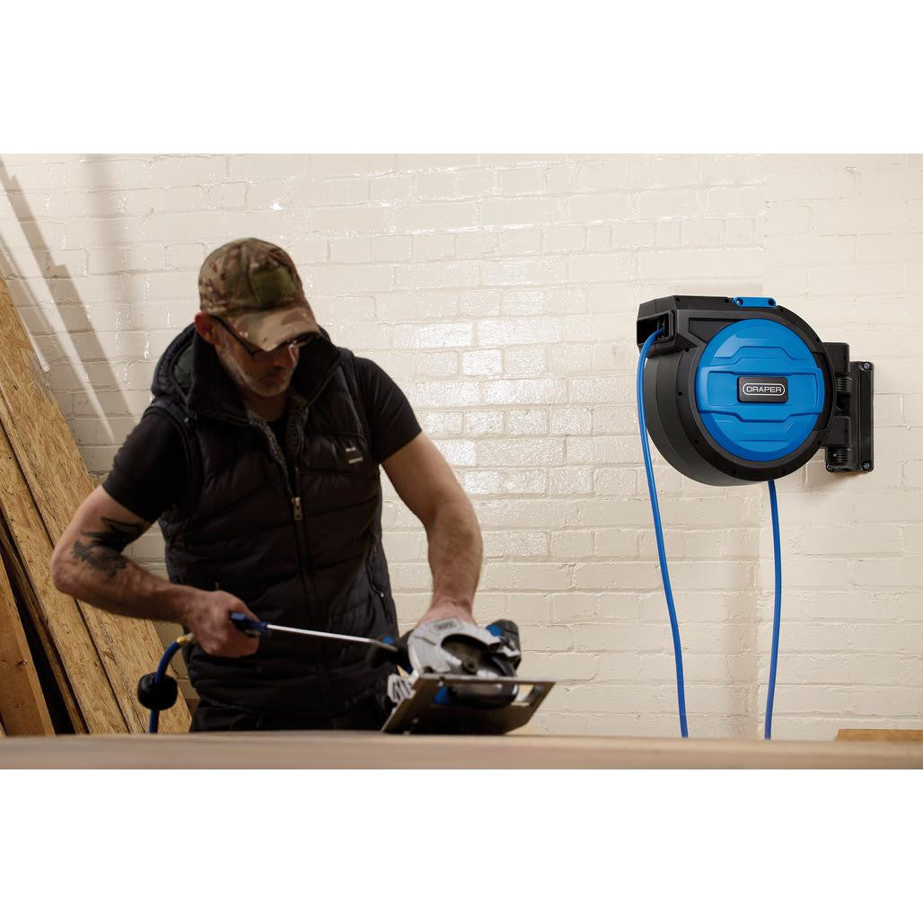 Draper Retractable Air Hose Reel, 30m, 10mm ID  29676