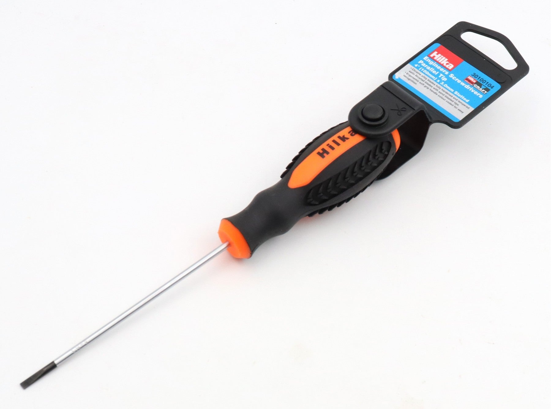 Hilka 4" x 3mm Screwdriver Parallel Tip Slotted 30100104