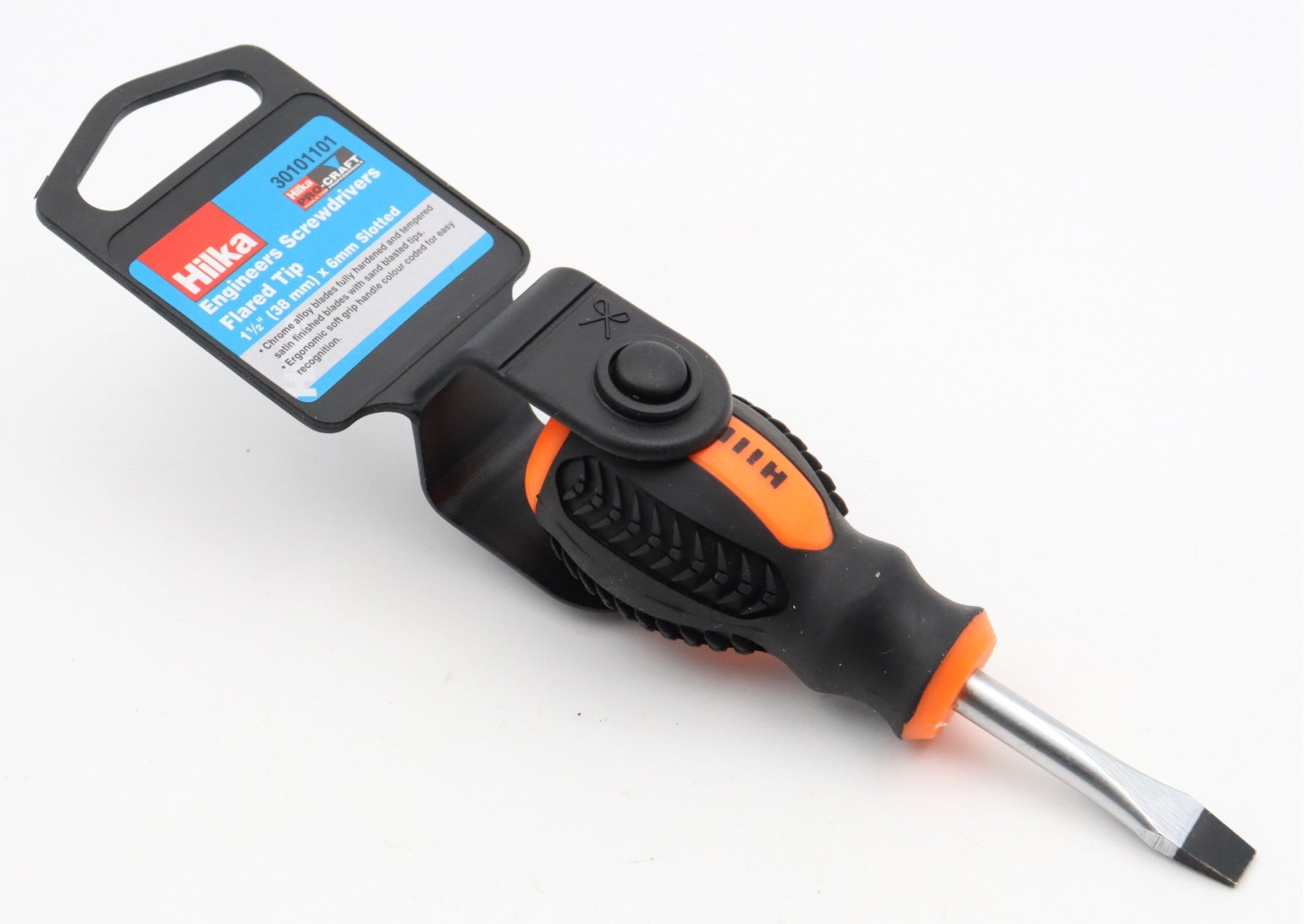 Hilka 1 1/2" x 6mm Screwdriver Flared Tip Slot 30101101