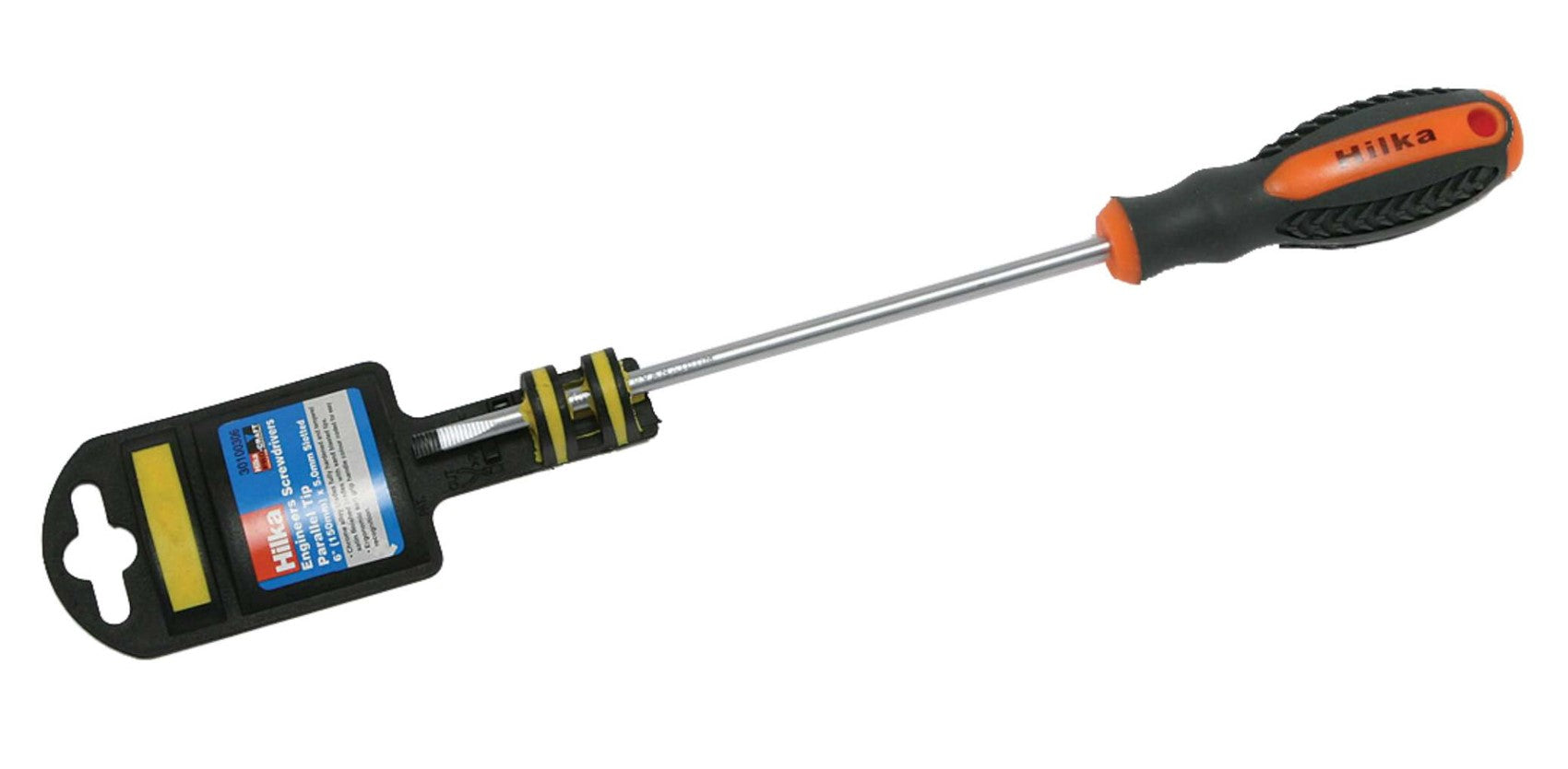 Hilka 6" x 8 mm Screwdriver Flared Tip Slotted 30101306