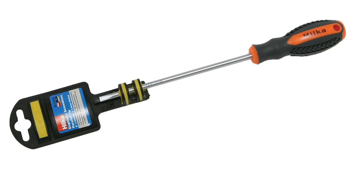 Hilka 6" x 8 mm Screwdriver Flared Tip Slotted 30101306