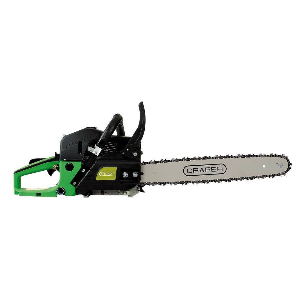Draper Petrol Chainsaw, 45cc, 450mm/18"  30273
