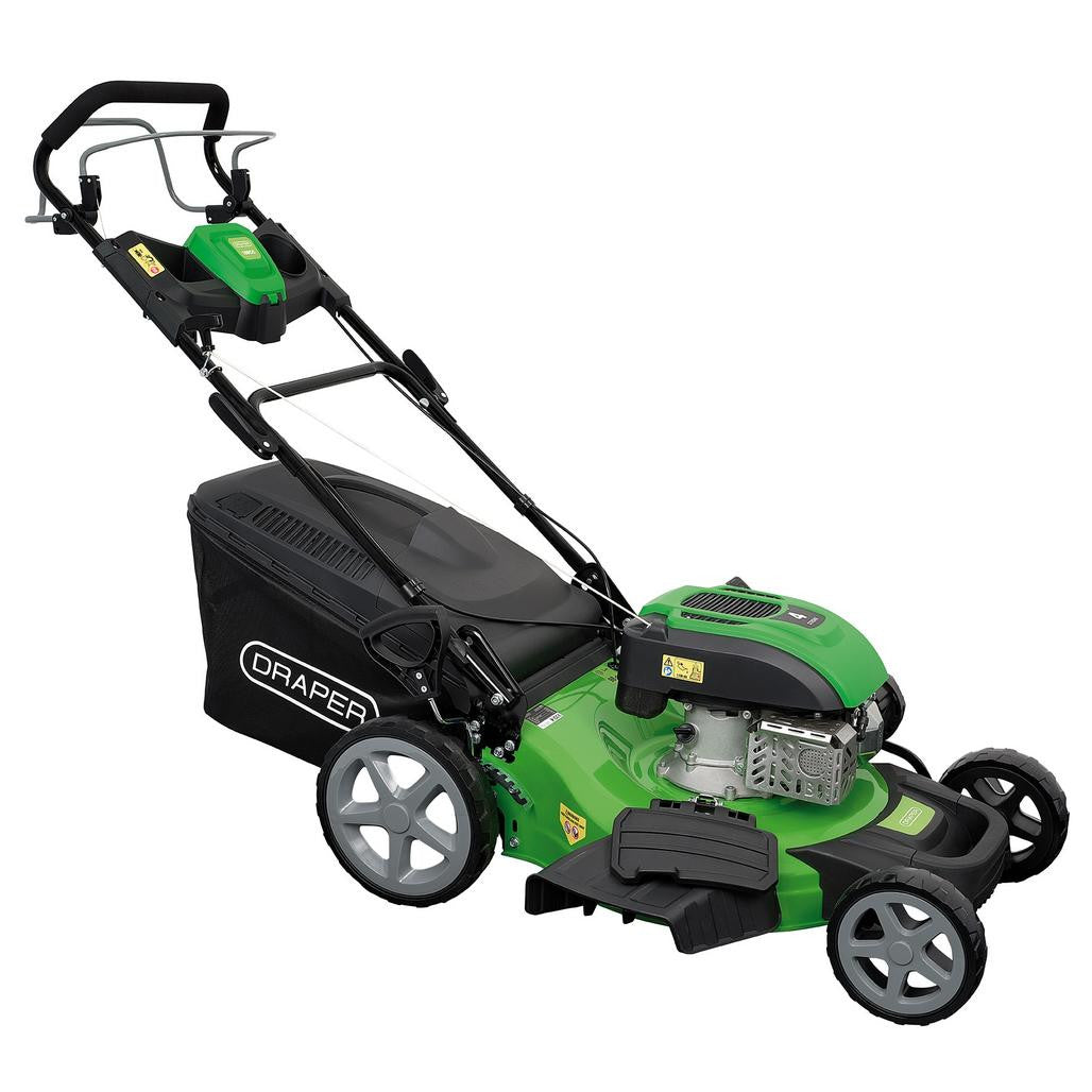 Draper Self-Propelled Petrol Lawn Mower, 508mm, 169cc/3.8HP  30276