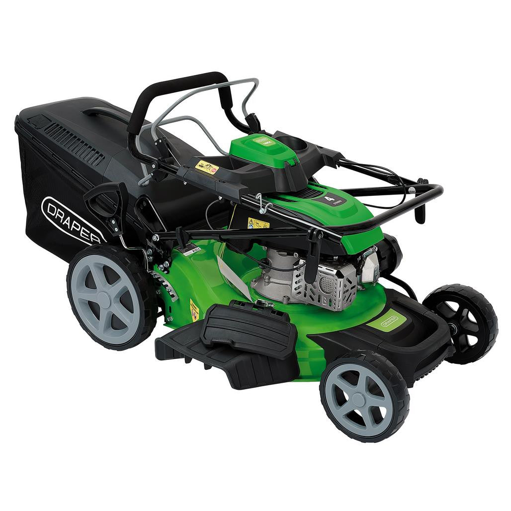Draper Self-Propelled Petrol Lawn Mower, 508mm, 169cc/3.8HP  30276