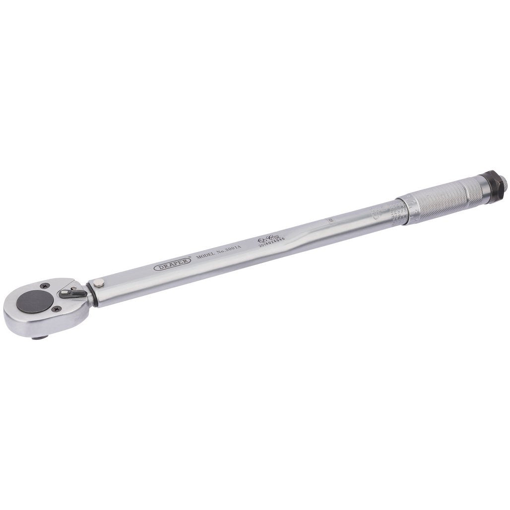 Draper Ratchet Torque Wrench, 1/2" Sq. Dr., 30 - 210Nm/22.1 - 154.9lb-ft  30357