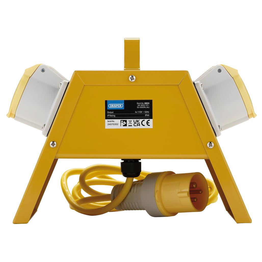 Draper 110V 4-Way Splitter Box  30624