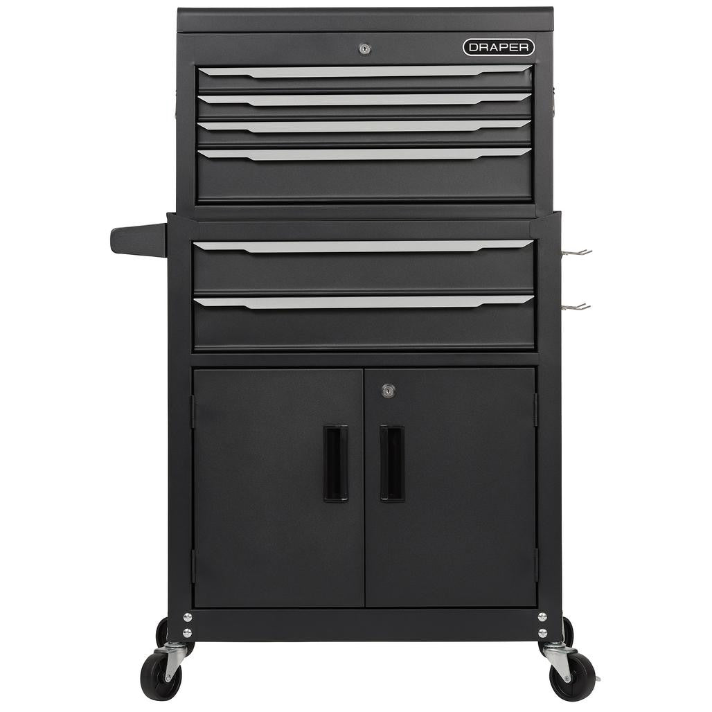 Draper Combined Roller Cabinet and Tool Chest, 6 Drawer, 24"