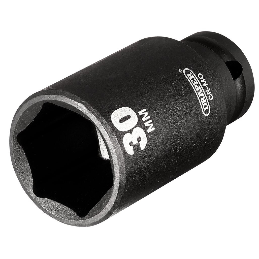 Draper HI-TORQ® Deep Impact Socket, 1/2" Sq. Dr., 30mm  30870