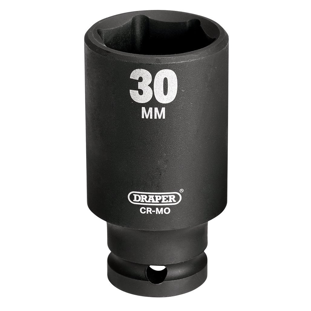 Draper HI-TORQ® Deep Impact Socket, 1/2" Sq. Dr., 30mm  30870