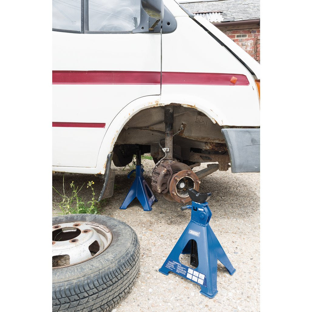 Draper Ratchet Axle Stands, 6 Tonne (Pair) 30883
