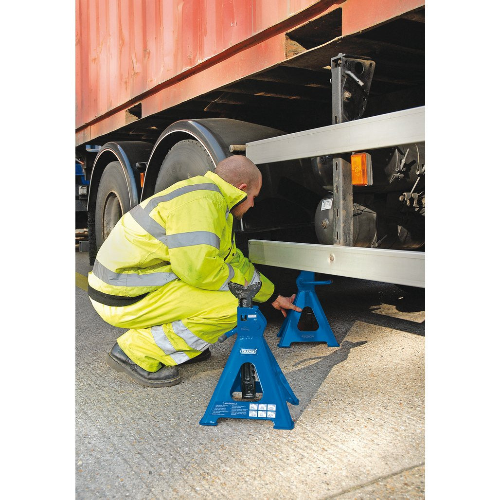 Draper Ratchet Axle Stands, 6 Tonne (Pair) 30883