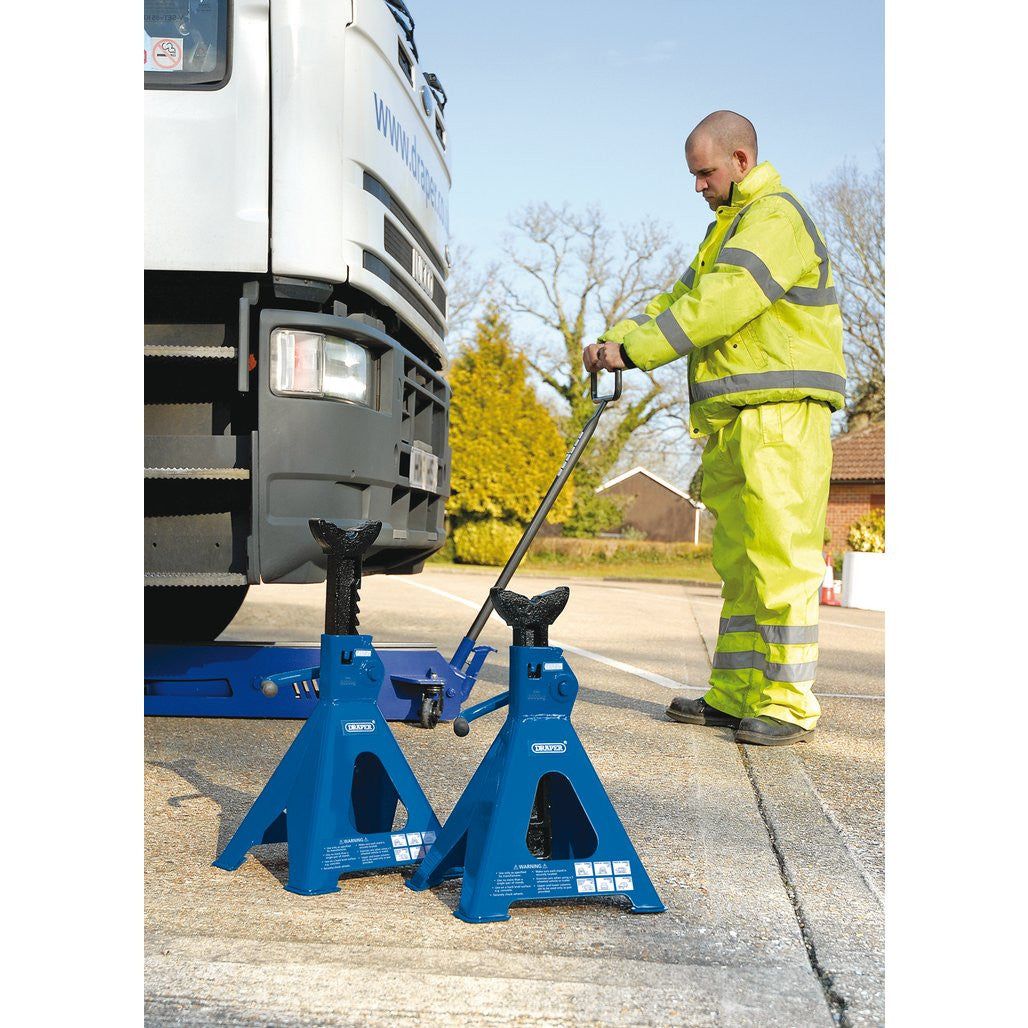 Draper Ratchet Axle Stands, 6 Tonne (Pair) 30883