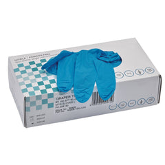Draper Nitrile Gloves, Large, Blue (Pack of 100)  30928