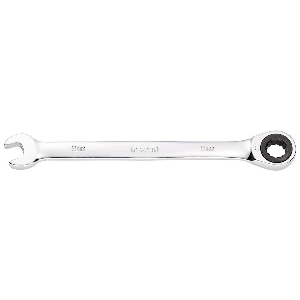 Draper Metric Ratcheting Combination Spanner, 9mm  31006