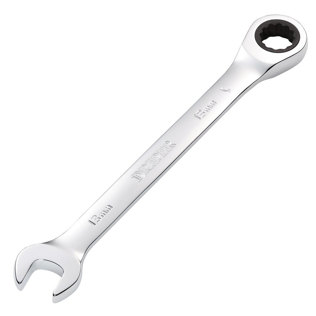 Draper Metric Ratcheting Combination Spanner, 13mm  31010