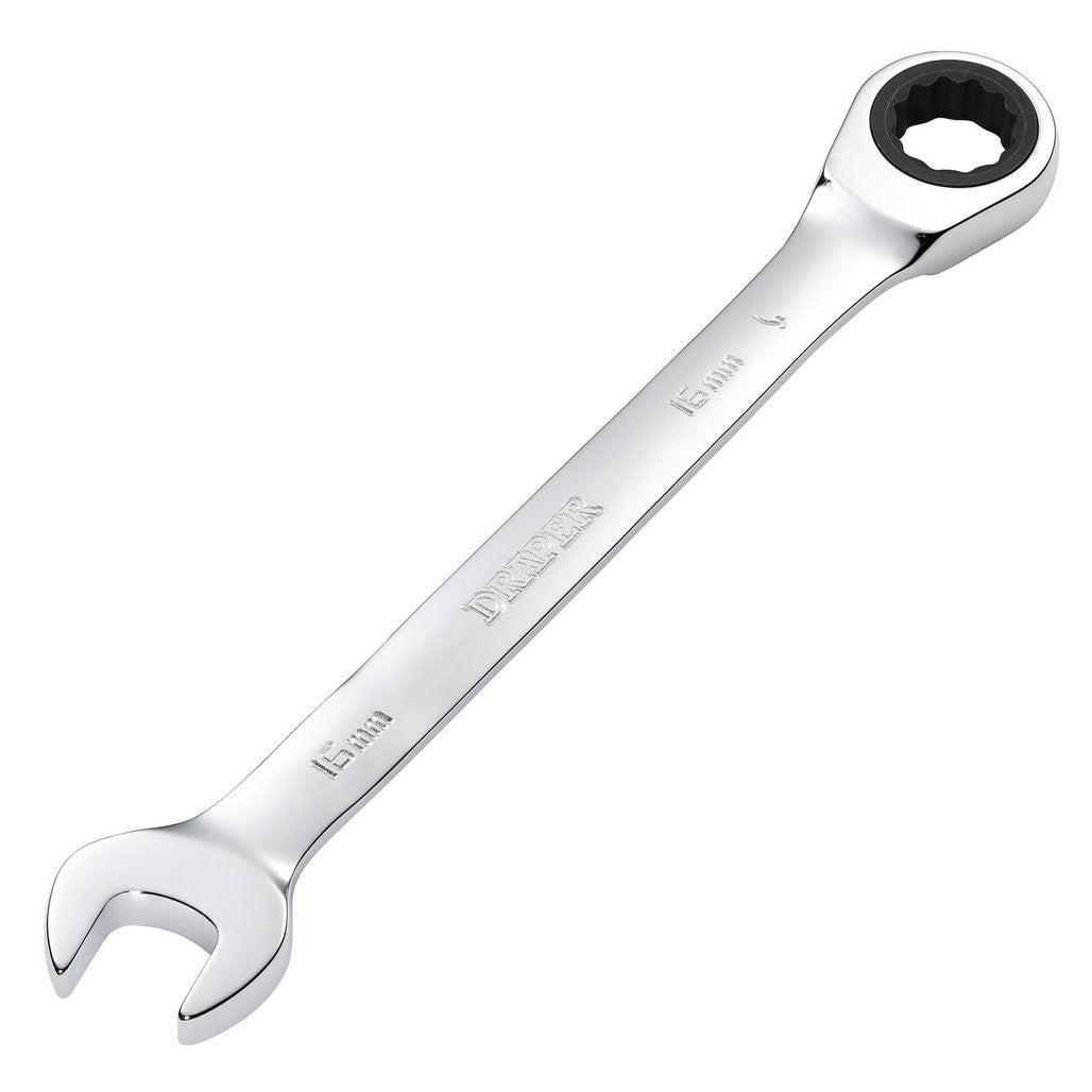Draper Metric Ratcheting Combination Spanner, 16mm  31013