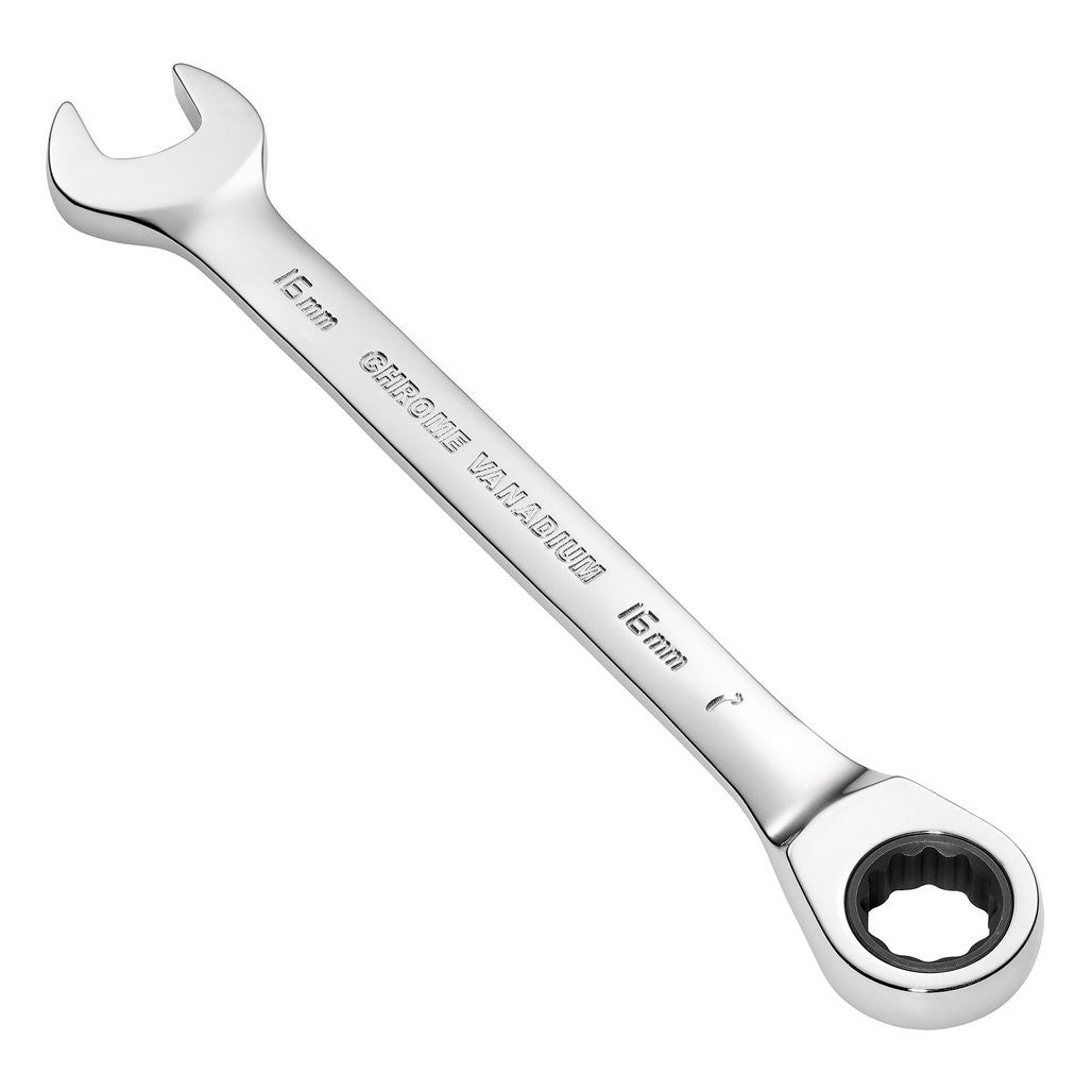 Draper Metric Ratcheting Combination Spanner, 16mm  31013