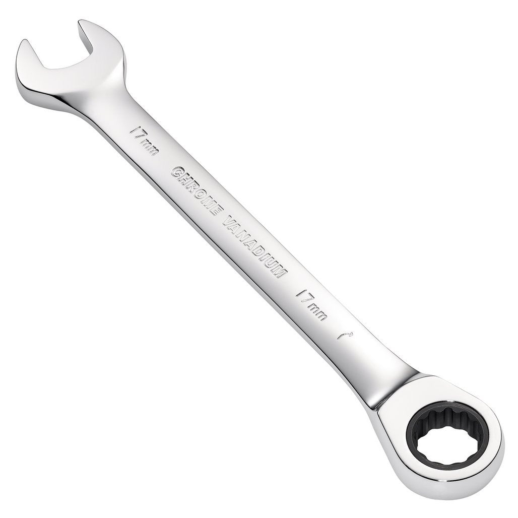 Draper Metric Ratcheting Combination Spanner, 17mm  31014
