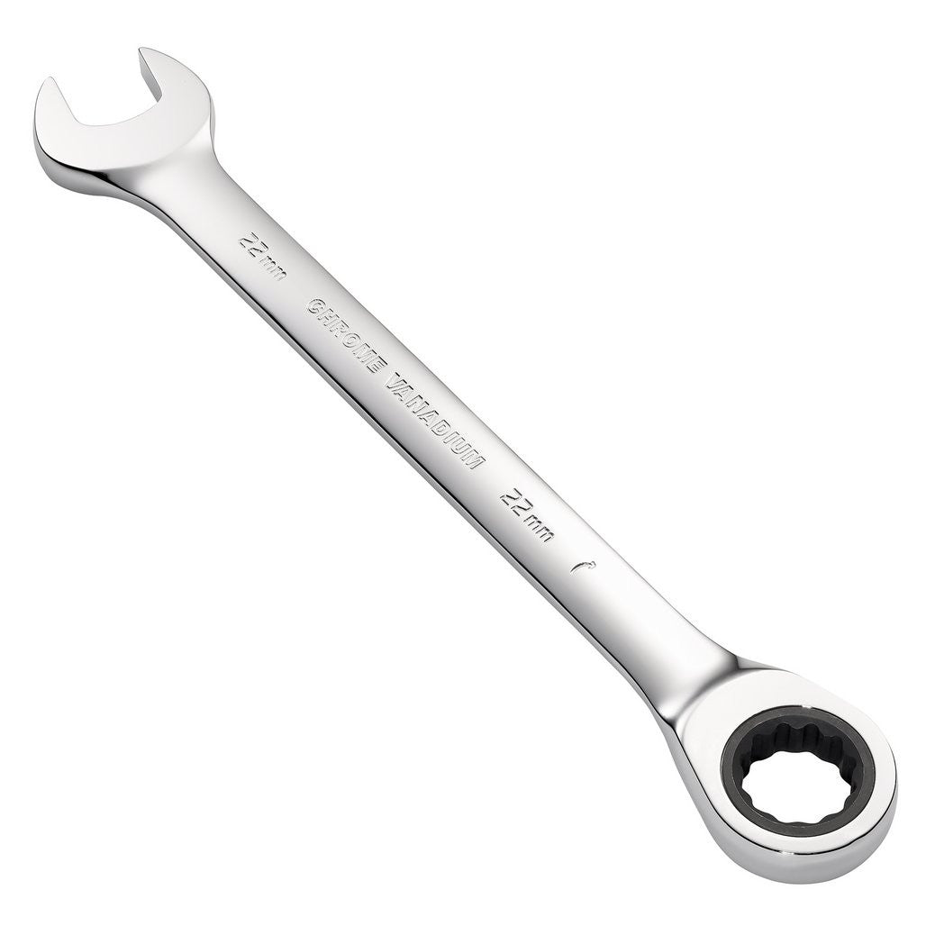 Draper Metric Ratcheting Combination Spanner, 22mm  31022
