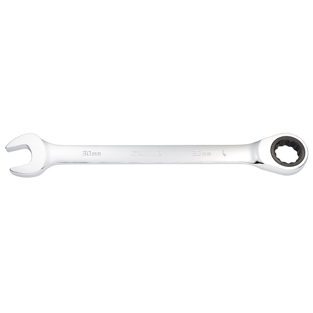 Draper Metric Ratcheting Combination Spanner, 30mm  31026