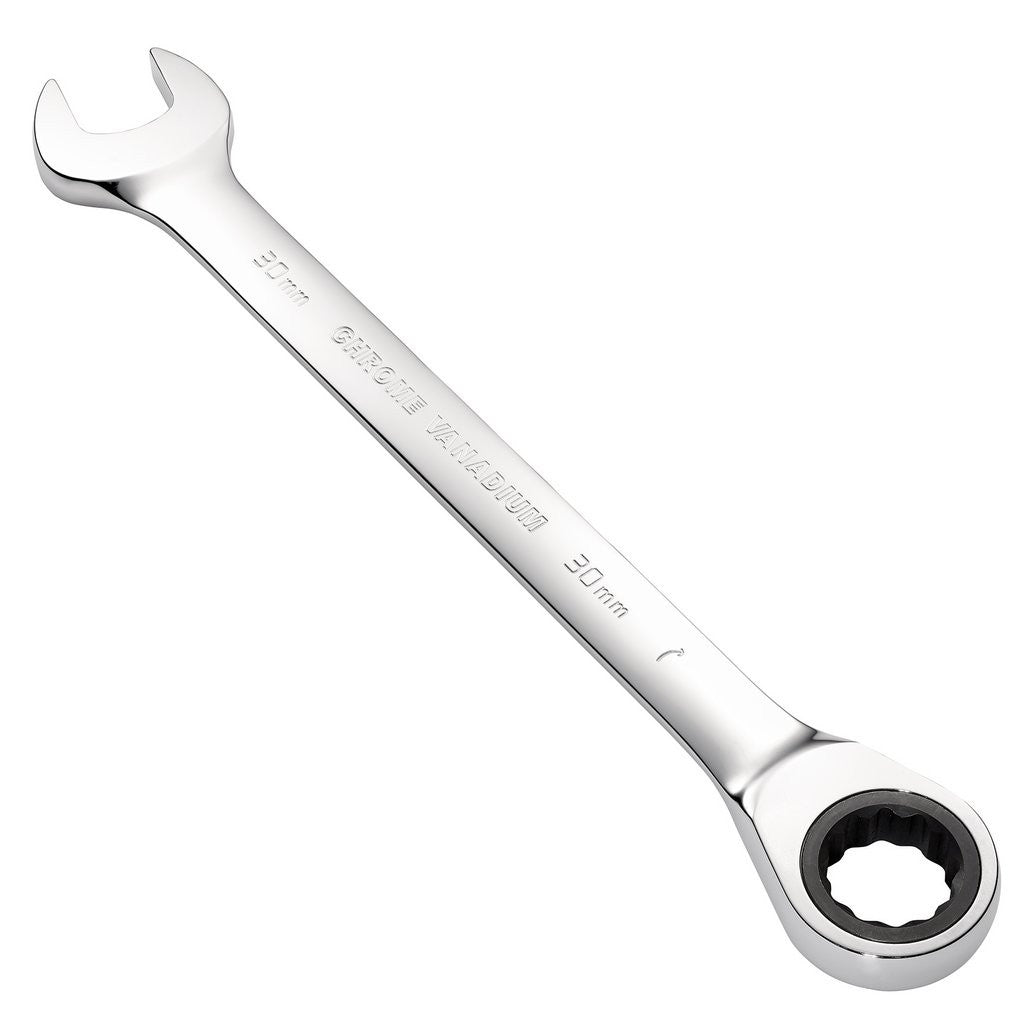 Draper Metric Ratcheting Combination Spanner, 30mm  31026