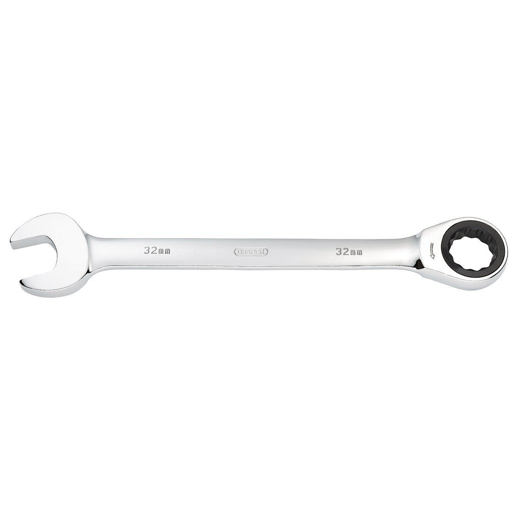 Draper Metric Ratcheting Combination Spanner, 32mm  31027