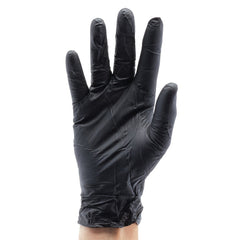 Draper Nitrile Gloves, Large, Black (Pack of 100)  31035