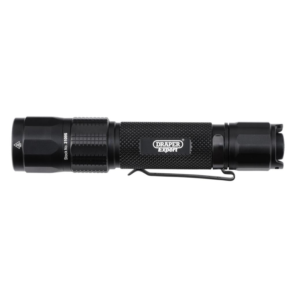 Draper Draper Expert SMD LED USB Rechargeable High Performance Torch, 12W, 1200 Lumens, USB-C Cable Supplied