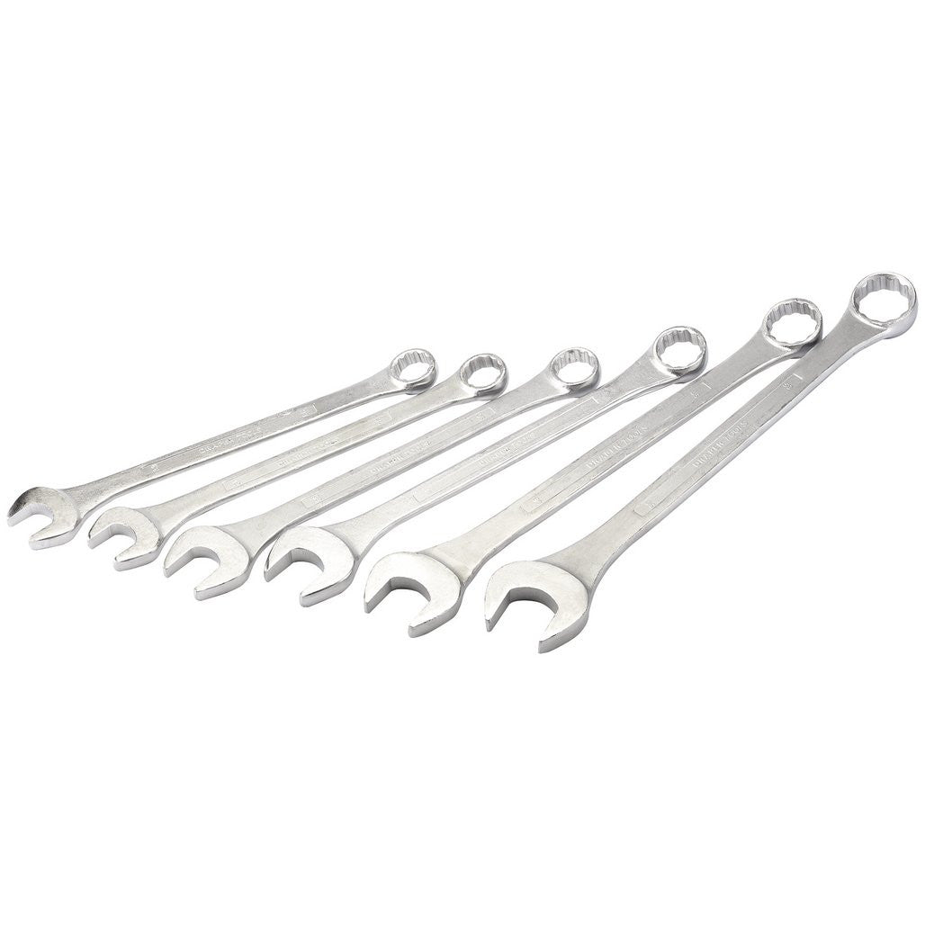Draper Heavy Duty Long Pattern Metric Combination Spanner Set (6 Piece)  31167