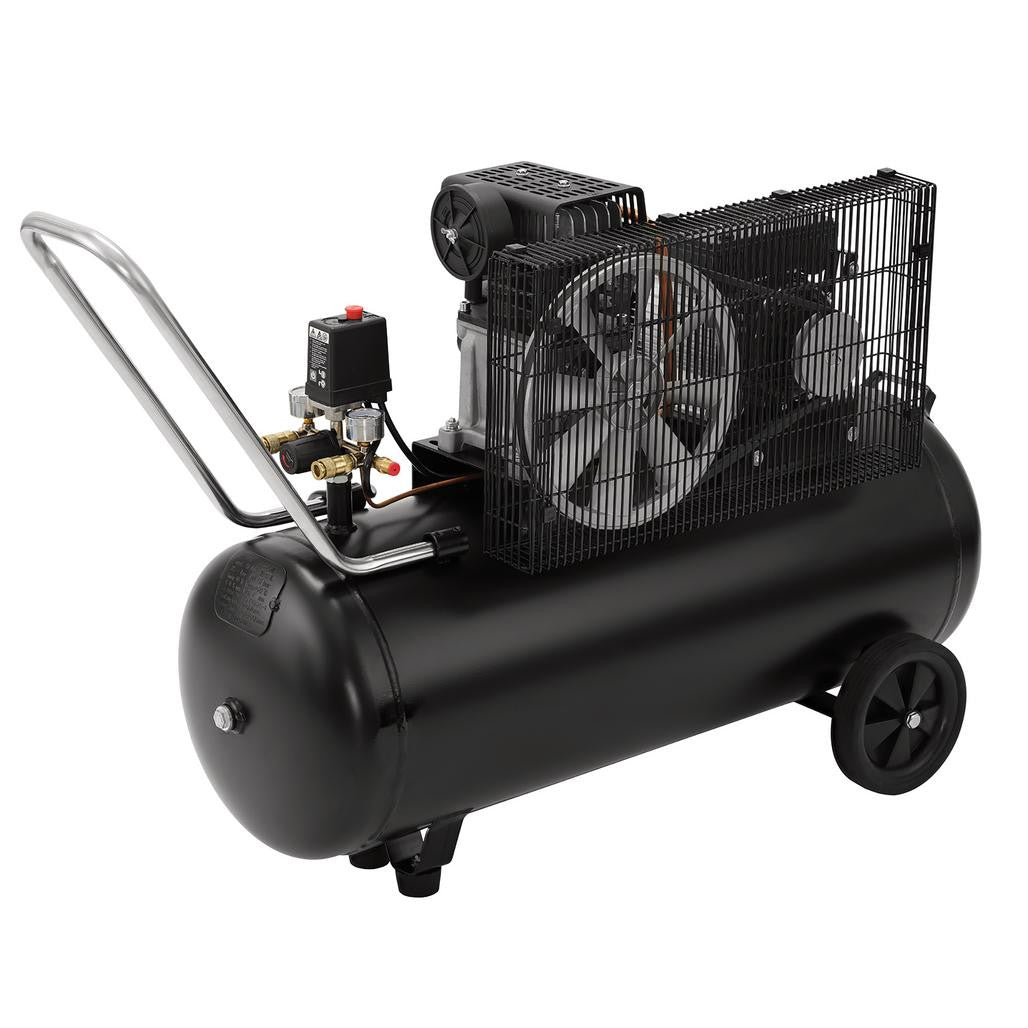 Draper 230V 100L Belt-Driven Air Compressor, 2.2kW/3HP  31254