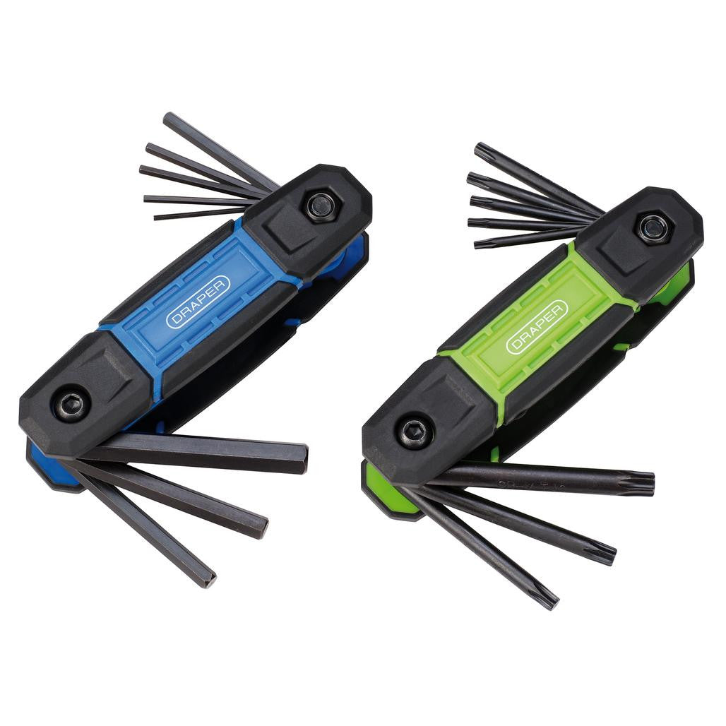 Draper TX-STAR® and Metric Folding Hex Key Set (16 Piece)  31269