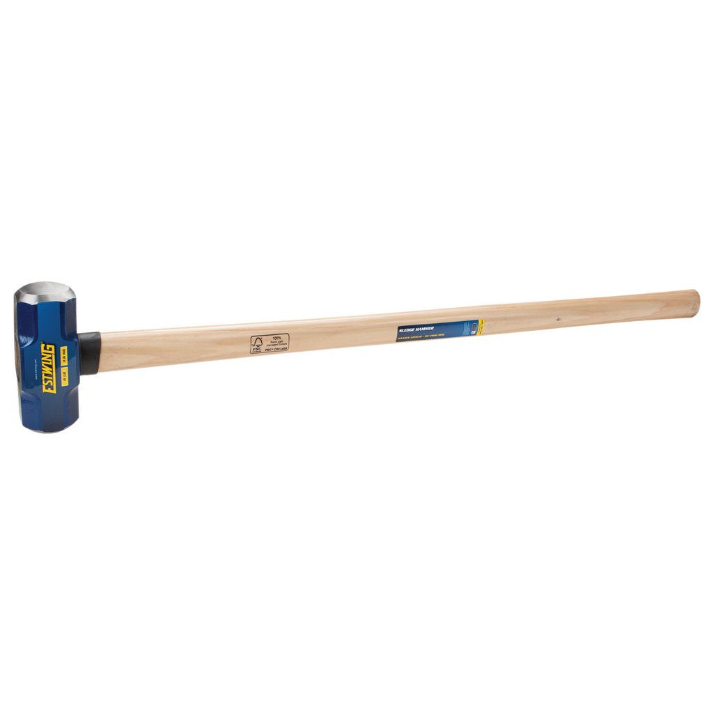 Draper Estwing ESH-836W Hickory Shaft Sledge Hammer, 3.6kg/8lb  31305
