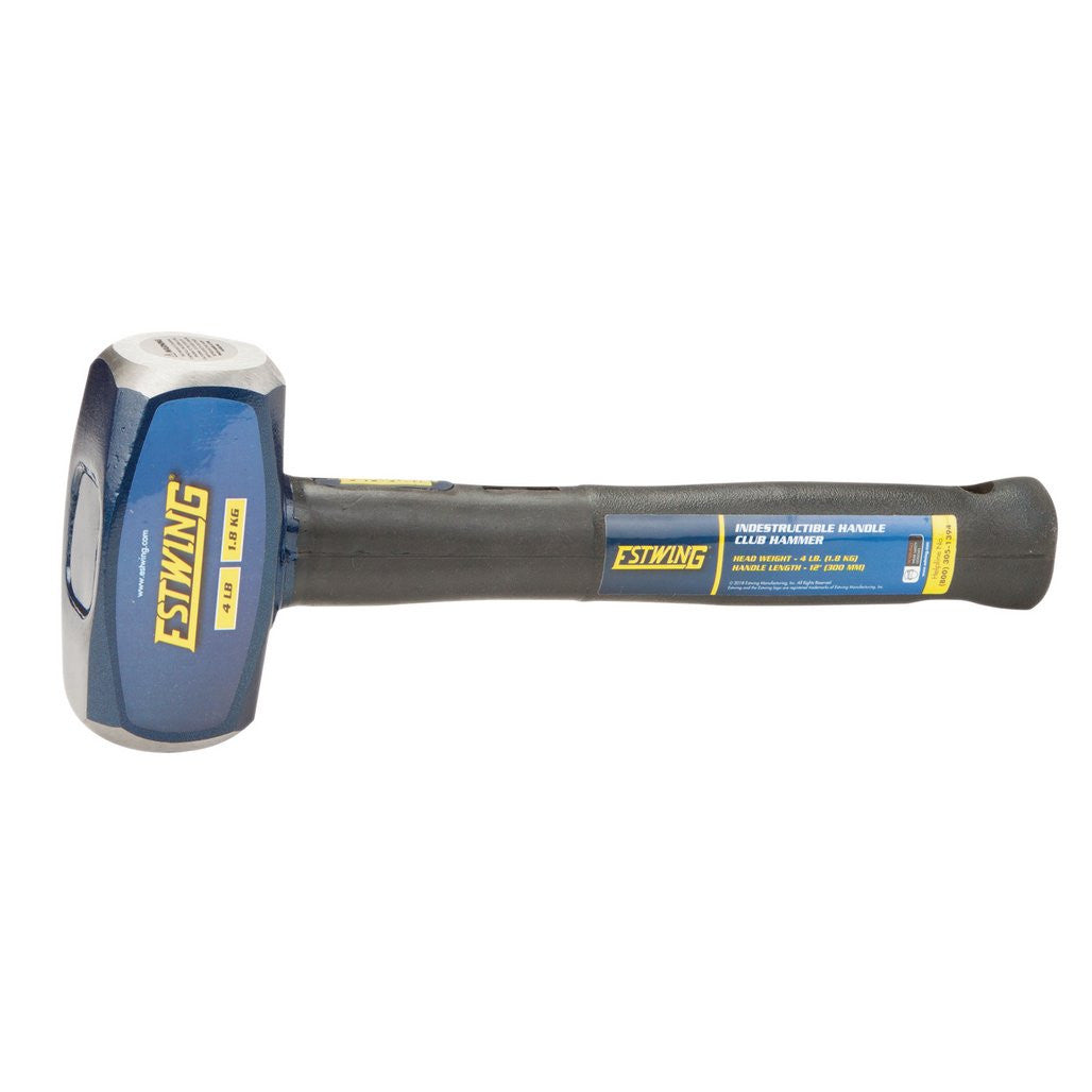 Draper Estwing ECH-412X Indestructible Shaft Club Hammer, 1.8kg/4lb, 300mm  31322