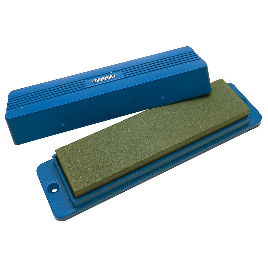 Draper Silicone Carbide Sharpening Stone with Box, 200 x 50 x 25mm  31696