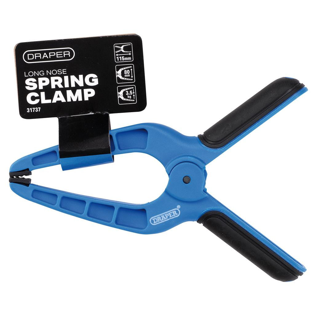Draper Long Nose Spring Clamp, 115mm  31737