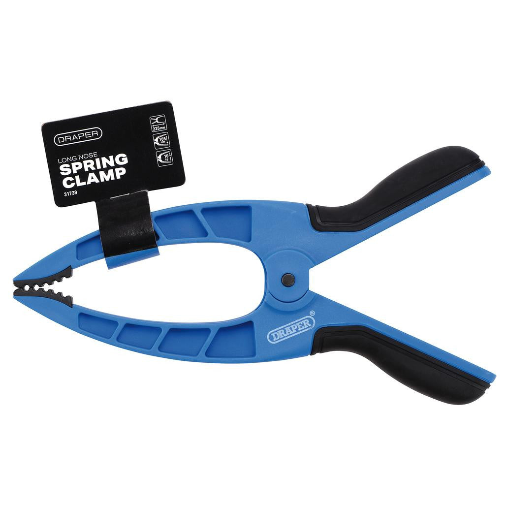Draper Long Nose Spring Clamp, 225mm  31739