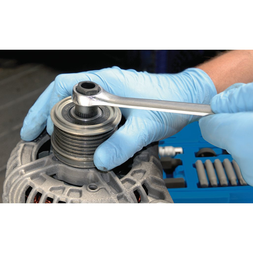Draper Expert Alternator Pulley Tool Kit (18 Piece) 31921