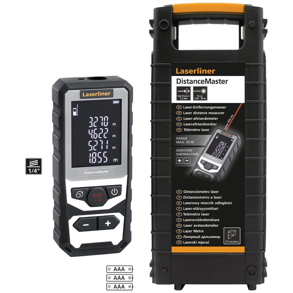 Draper Laserliner 080.982A DistanceMaster Laser Rangefinder, 50m  32150