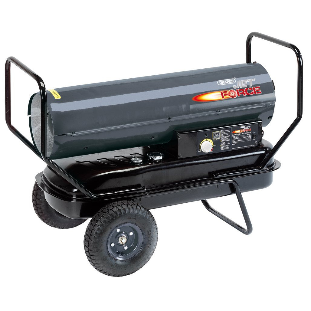 Draper Jet Force Diesel and Kerosene Space Heater, 125000 BTU/36kW  32285