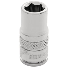 Draper Expert HI-TORQ® 6 Point Socket, 1/4" Sq. Dr., 7mm  32487