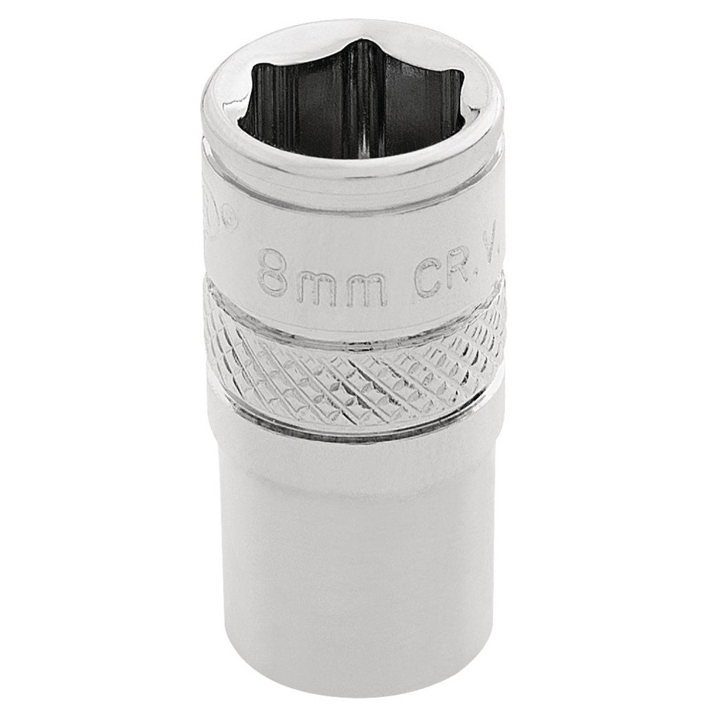 Draper Expert HI-TORQ® 6 Point Socket, 1/4" Sq. Dr., 8mm  32536