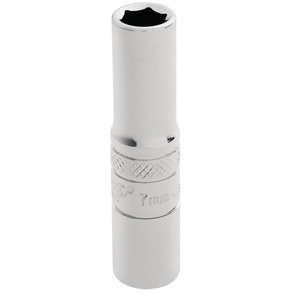 Draper Expert HI-TORQ® 6 Point Deep Socket, 1/4" Sq. Dr., 7mm  32661